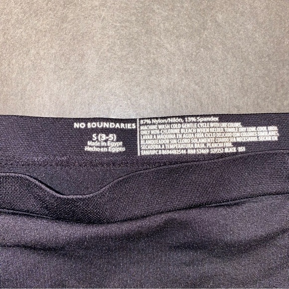 No Boundaries Small Sleeptimates Boyshort Panties Black - Picture 2 of 6